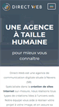 Mobile Screenshot of direct-web.fr