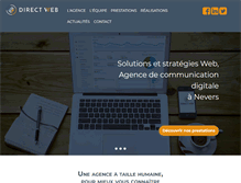 Tablet Screenshot of direct-web.fr